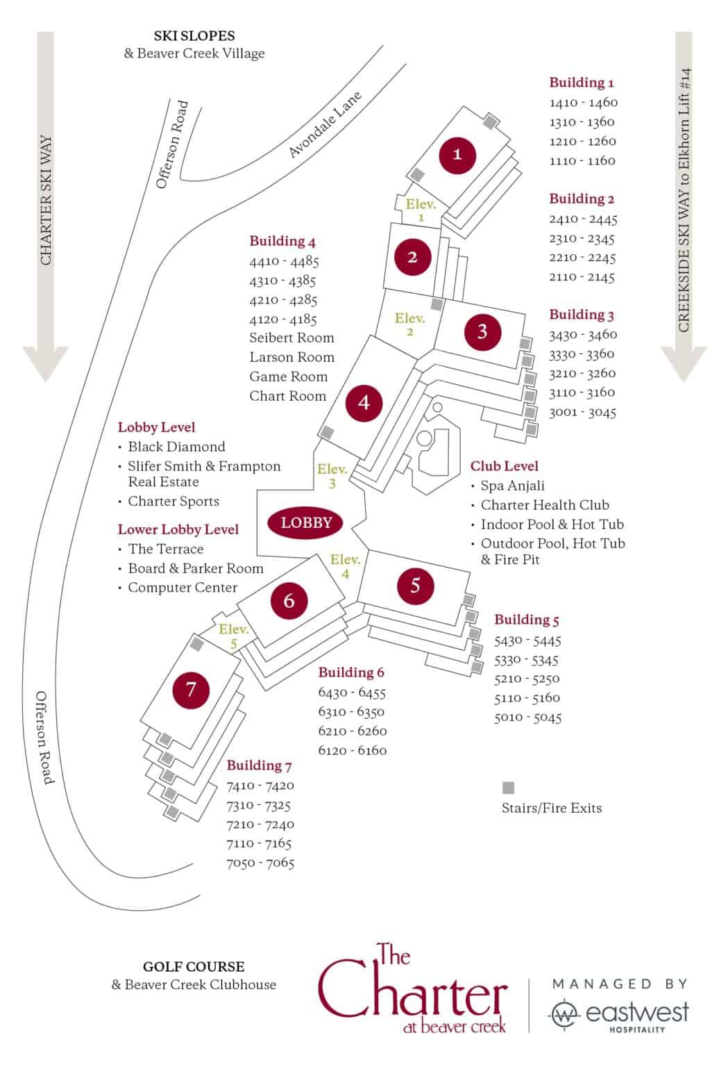 Map - The Charter at Beaver Creek