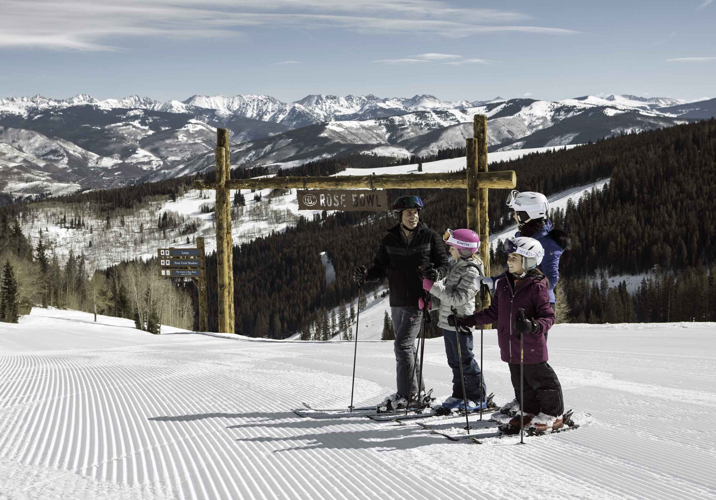 Beaver Creek Family skiing